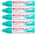 Lot de 5 marqueurs peinture pointe large - EDDING - Turquoise opulent - 5-10 mm