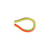 Bobine 25m Cordon tricoté 4.5mm fluo multicolore