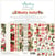 Pochette de 13 feuilles recto verso Holly Jolly MINTAY