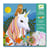 Tableaux scoubidous licornes magic criniere - djeco - dj09413 - loisirs creatifs