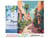 Peinture par Numéro Figured'Art avec Cadre - Ruelle marocaine - Kit de Loisir Créatif DIY Numéro d'Art Complet - 40x50cm toile tendue sur châssis