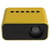 Projecteur LED HD Portable 1080P 80 Lumens Idéal Home Cinéma Compact Jaune YONIS
