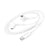 Mayaxess Écouteurs Filaires USB-C pour iPhone 16 Pro avec Micro intégré Blanc