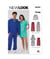 Patron New Look 6818 - Sweat à capuche et pantalon en maille taille n°FR 34-52