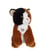 Peluche - Peluche Chat Mimi cats sonore noir et marron - 18 cm