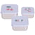 Lot de 3 boîtes à goûter Lässig