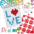 PIXEL Kit créatif porte-clé 4x3cm Love