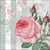 Lot de 4 serviettes en papier découpage collage 33 cm FLEUR ROSE ROSIER F 824