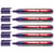 Lot de 5 marqueurs permanents EDDING 300 - Pointe ronde 1,5-3 mm - Violet