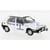 Miniature montée - IXO - Skoda Favorit 136L - Rallye Valasska Zima 1989 - Échelle 1/43 - Blanc