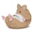 Hamster beige sur le dos Taille standard | JEKCA | 14 ans et +
