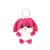 Peluche - Porte-clés en peluche Lapin RUBY > rose framboise – 8 cm