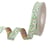 Galon jacquard licornes vert nil 20mm au mètre