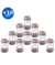 Lot de 10 pelotes COTTON QUICK PRINT de Gründl – 500 g de coton à motifs multicolores certifié Oeko-Tex 196 Marron