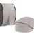 Bobine 20m élastique métal 40mm gris clair