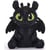 Grand peluche krokmou dragon noir 55 cm - doudou licence dragons xl - SPIN MASTER
