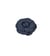 Broche fleur camélia 8cm denim foncé