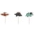 3 Bougies Dino Triceratops