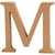 Lettre, M, H : 13 cm, ép. 2 cm, 1 pièce