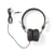 Nedis Casque Filaire Supra-auriculaire avec Connecteur Jack 3.5 mm Noir