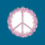 Artemio - Papier Flower Power Symbole hippie