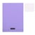 Cahier - A4 (21x29,7cm) - Petits carreaux - 96 pages - Polypro - Violet