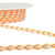Bobine 25m galon bicolore 6mm Orange fluo