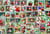 Puzzle 1000 pièces - Santa Stamps - Grafika