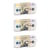 Lot de 3 pastilles - Aquarelle PRIMO - Fine - 12 couleurs - Godets remplaçables