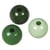 Perles en bois polies 8mm Assortiment - vert