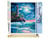 Peinture par Numéro Figured'Art - Phare sous la pleine Lune - Kit de Loisir Créatif DIY Numéro d'Art Complet - 40x50cm toile roulée + châssis en bois à monter