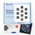 Figured’Art Mini Série Diamond Painting - Coffret Premium 12 toiles de 15x15cm Animaux - Broderie Diamant avec Strass Carrés - Kit Complet