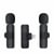Microphone Sans Fil 2-en-1 Pour iOS Annulation de Bruit Enregistrement Facile YONIS