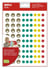 Gommettes Sourire mini 12 feuilles