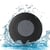 Mini Enceinte Bluetooth Ronde Kit Mains Libres Avec Ventouse Waterproof Noir