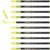 Lot de 10 feutres pointe pinceau - EDDING - melon jaune - 1-3 mm