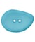 Carte de 1 bouton navette bleu ciel 2 trous 54mm - Union Knopf Bleu