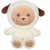 Peluche Chien Hoody Pets-  - Creme,24 cm