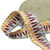 Sangle ethnique 38mm multicolore au mètre