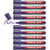 Lot de 10 marqueurs permanents - EDDING - Pointe ronde 1,5-3 mm - Violet