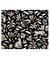 Tissu coton percale moderne animaux de 135 cm de largeur YUCATANNOIR vendu par 50 cm