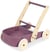 FIETE Chariot de marche bois massif hêtre laqué violet et clair - Pinolino