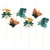 6 Pailles en papier Dinosaures - Recyclable