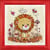 CRYSTAL ART Kit broderie diamant KIDS 16x16cm Lion