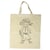 Sac Pirate 38 x 42 cm, beige 100 % coton