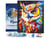Diamond Painting Broderie Diamant Figured’Art 40x50cm toile tendue sur châssis en bois - diamants carrés - Hibou Coloré Abstrait
