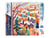 Diamond Painting Broderie Diamant Figured’Art 40x50cm toile entière roulée avec diamants carrés - Village Hivernal Coloré