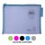 Pochette protège document en nylon B5 290x223mm assortiment couleur Apli Zipper Bags