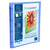 Classeur 4 anneaux 15mm polypropylène chromaline 5/10e Kreacover® - A4 - Bleu - x 12 - Exacompta