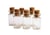 Lot de 20 mini fioles flacons bouteilles 18 x 10 mm - création bijoux perles